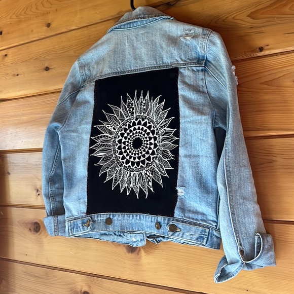 Reworked Jean Jacket - Picture 2 of 6